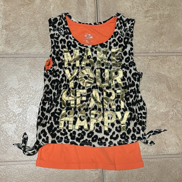 Justice matching set, animal print, size 18 - Picture 2 of 4